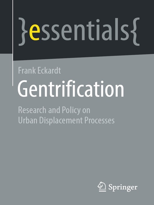 Title details for Gentrification by Frank Eckardt - Available